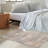 Southwestern Machine Made Power Loom Wool/Polyester Area Rug in Gray/Beige-1085637020