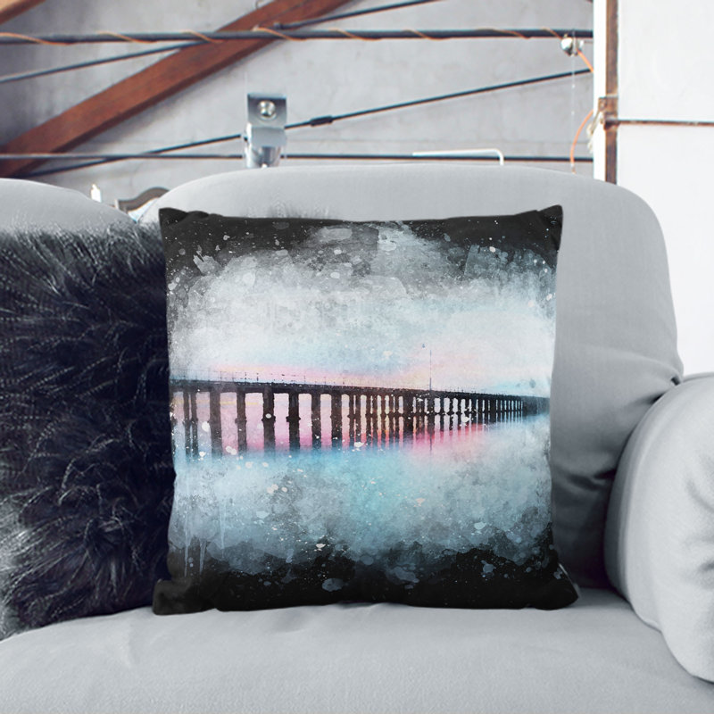 Square Throw Cushion, 40cm H x 40cm W x 15cm D