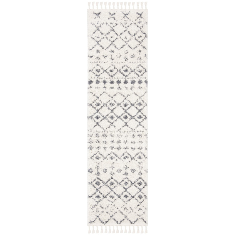 Tapis à poils longs Triplett, Tapis de couloir 2 pi 2 po x 10 pi