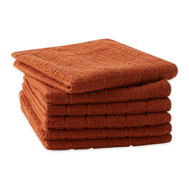 Waffle Dish Cloth Kitchen Towel, Cinnamon