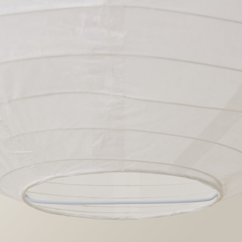 Paper Dome Pendant Shade ( Slip-On ) in White, 52cm H x 56cm W x 56cm D