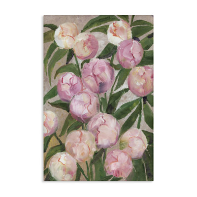 Valenty Painterly Peonies Canvas, design by 1x