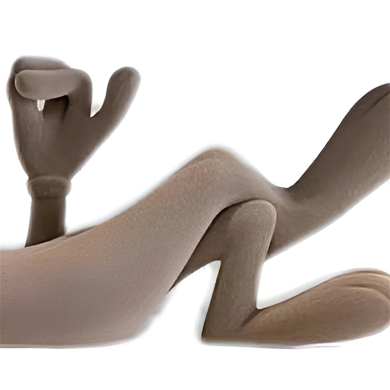 Modern Luxury Long-Ear Rabbit Ornament, Brown
