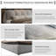 Lit de luxe rembourré avec housse en tissu, plateforme grise, lattes en bois massif et rembourrées-1431456979-1431456981