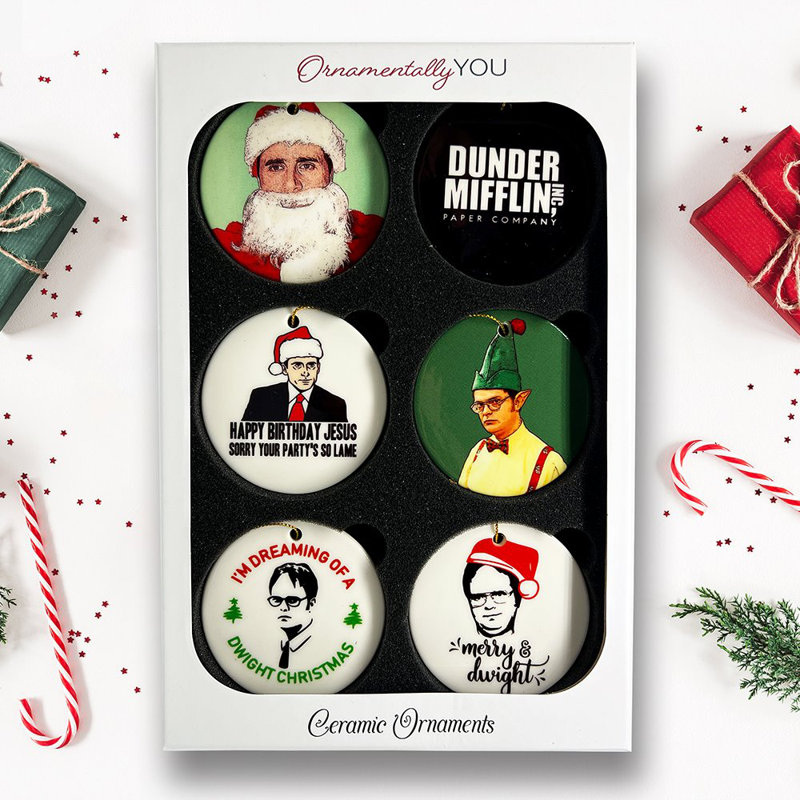 Ensemble d'ornement de Noël The Office