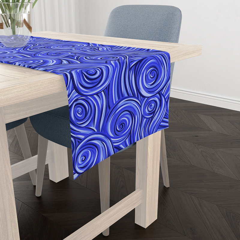 Chemin de table Sparkman, Bleu
