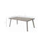 Tables de patio extensibles en acier, salle à manger moderne peu encombrante pour la famille
