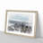 View of San Francisco in Abstract - Picture Frame Graphic Art Print-55759573-55759572