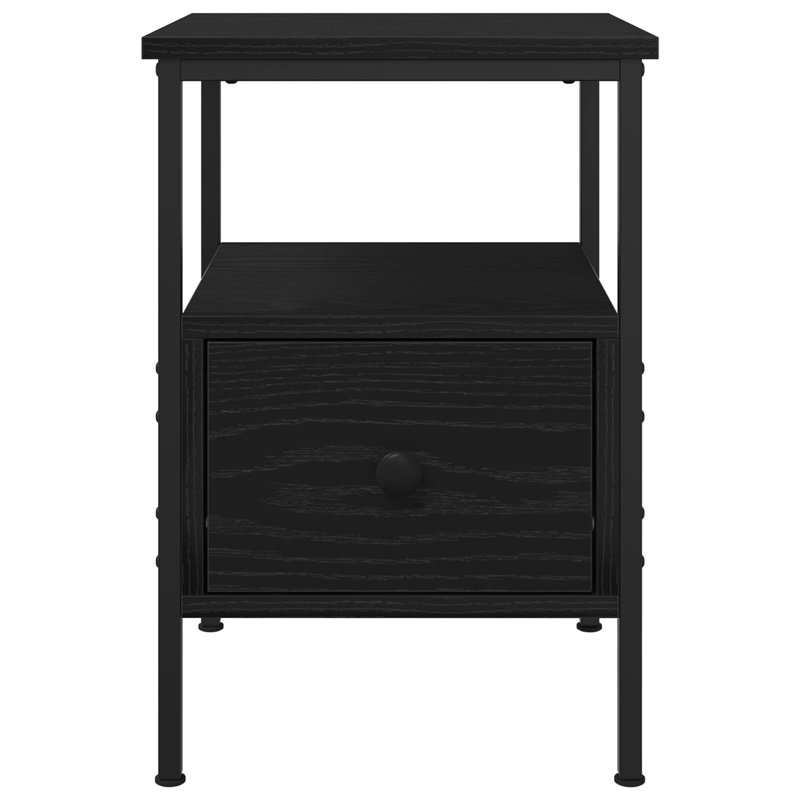 34cm W Manufactured Wood Bedside Table