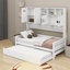 Lit de jour simple en bois avec couchette-1989606306-1989606316