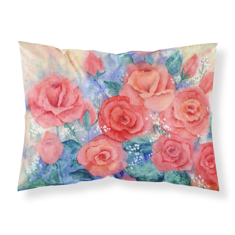 Taie d’oreiller roses