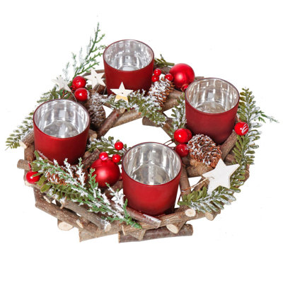 Glass Tabletop Tealight Holder