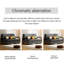 Canapé-lit standard gris, noir en coton et lin-662801845