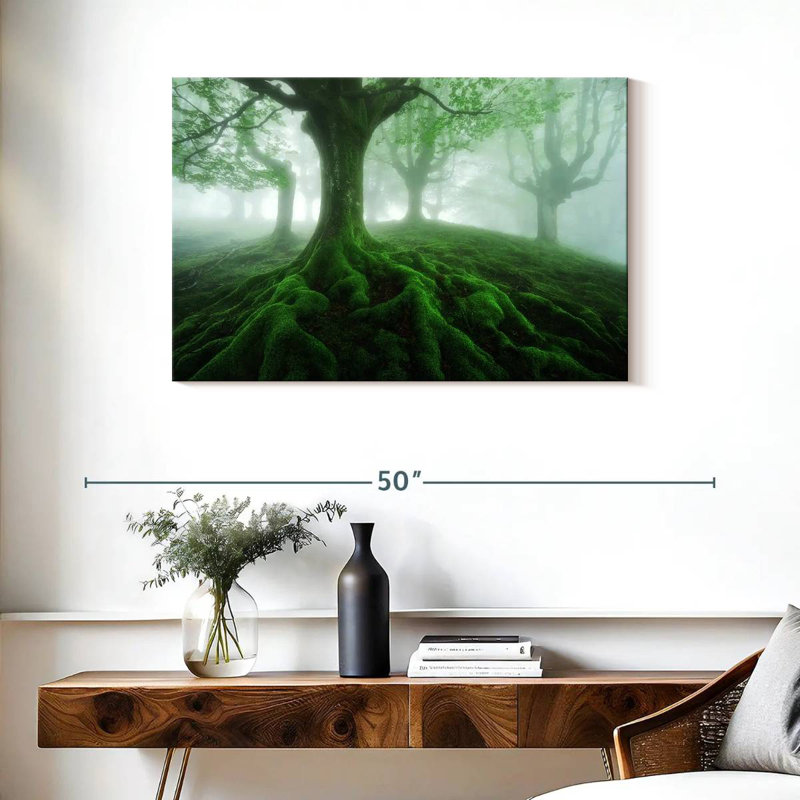 Forêt brumeuse Alvord Mossy, H 24 po x l 36 po