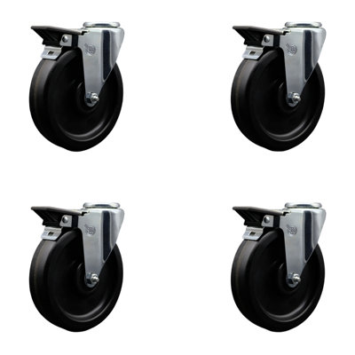 Phenolic Swivel Bolt Hole Caster