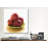 Food and Cuisine Red Apples on a Plate Photographic Print on Canvas-1595439810