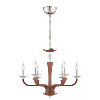 6 - Light Dimmable Chandelier