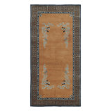 Art Deco One-of-a-Kind 3'1X6'3 Hand Knotted Area Rug