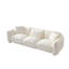 Canapé beige Mid-Century moderne, 3 pour le salon - canapé de soutien ergonomique
