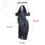 Haunted Demons Haunted Hill Farm 16 po Femme démon effrayante qui parle sur balançoire, Halloween animatronique avec lumières et sons tactiles