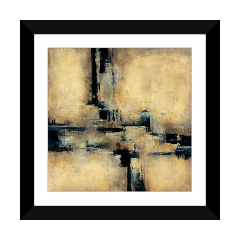 « trésors ii », impression sur toile, Papier d'art encadré noir, H 16 po x l 16 po x P 1 po, Blanc