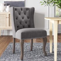 Kelly Clarkson Home Estella Upholstered King Louis Back Side Chair &  Reviews