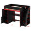 Lit mezzanine avec bureau et rangement Gaming