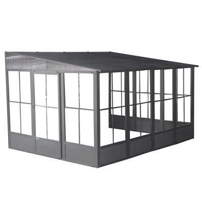 Sojag Korado 10 Ft. X 16 Ft. Wall Solarium