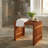 Oneridge Rectangular Teak Outdoor Side Table , 19.25'' in. W 14.75'' in. D