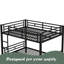 Metal Full Size Convertible Bunk Bed With 2 Drawers