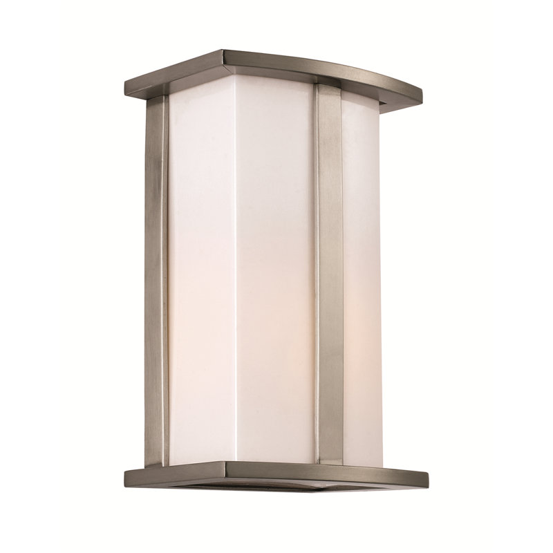 Luminaire de cloison d'extérieur Preslee, Acier inoxydable