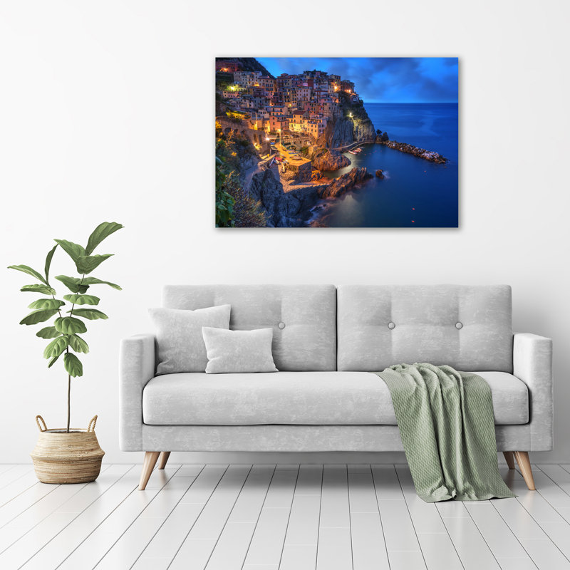 Manarola Italy - Wrapped Canvas Print