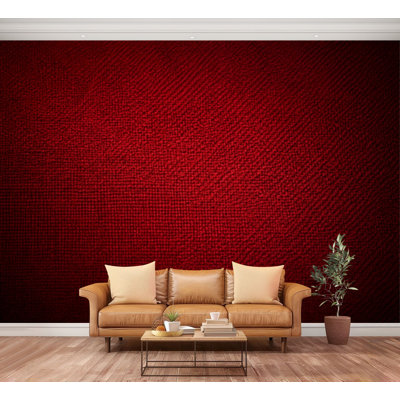 Wall Mural Peel and Stick Wallpaper dark red fabric closeup blur red dark abstract web Self-Adhesive Removable Contact Paper Wall Decor for Living Room Bedroom 100"H x 144"W