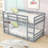 Dragulina Kids Twin Over Twin Bunk Bed-120888602