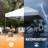 CROWN SHADES 10' x 10' Commercial Pop-Up Canopy Tent with Center Lock and Metal Frame, White-108926407