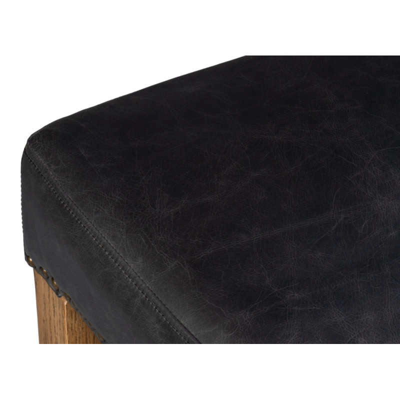 Leather Dining Chair, Black