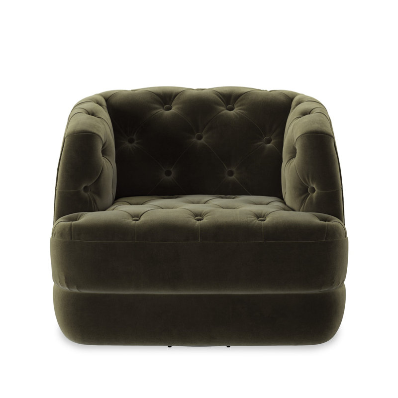 Paul Swivel Tufted Barrel Chair