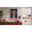 Blooms in Turquoise Modern - Wrapped Canvas-345106300-345106296