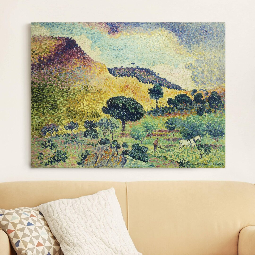 Leinwandbild Das Maurenmassiv von Henri Edmond Cross