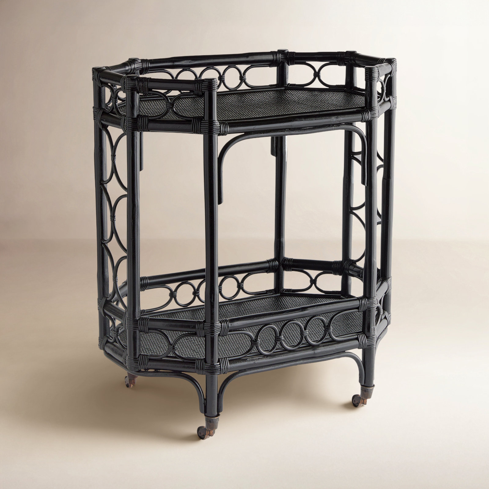 Brein Bar Cart, Black