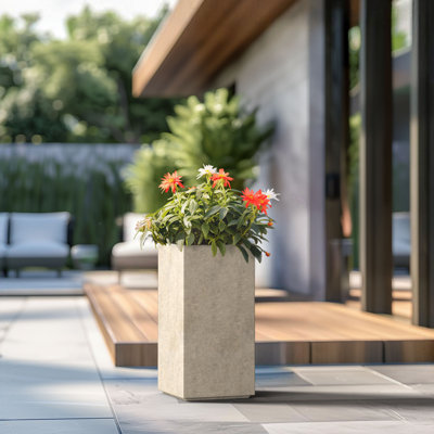 Boîte à fleurs en béton Kalil