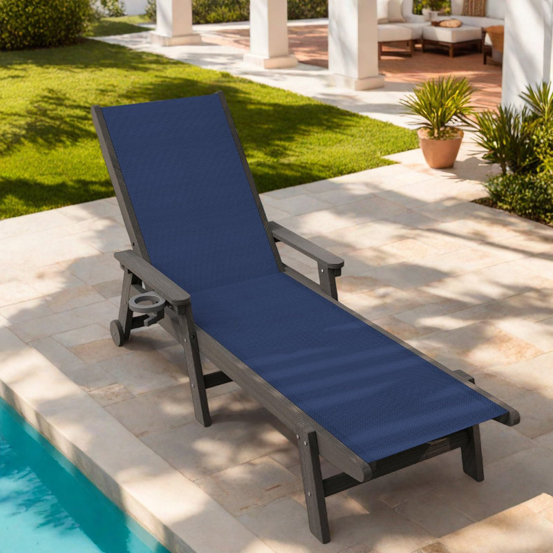 Méridiennes de patio réglables, fauteuil inclinable Hdpe Mobile