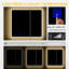 Armoire à pharmacie éclairée avec miroir Wrought Studio ™, armoire à pharmacie à fixation en surface 31 "x28" avec lumières, armoire à pharmacie de salle de bain avec miroir, température 3 couleurs, gradateur, tablette réglable