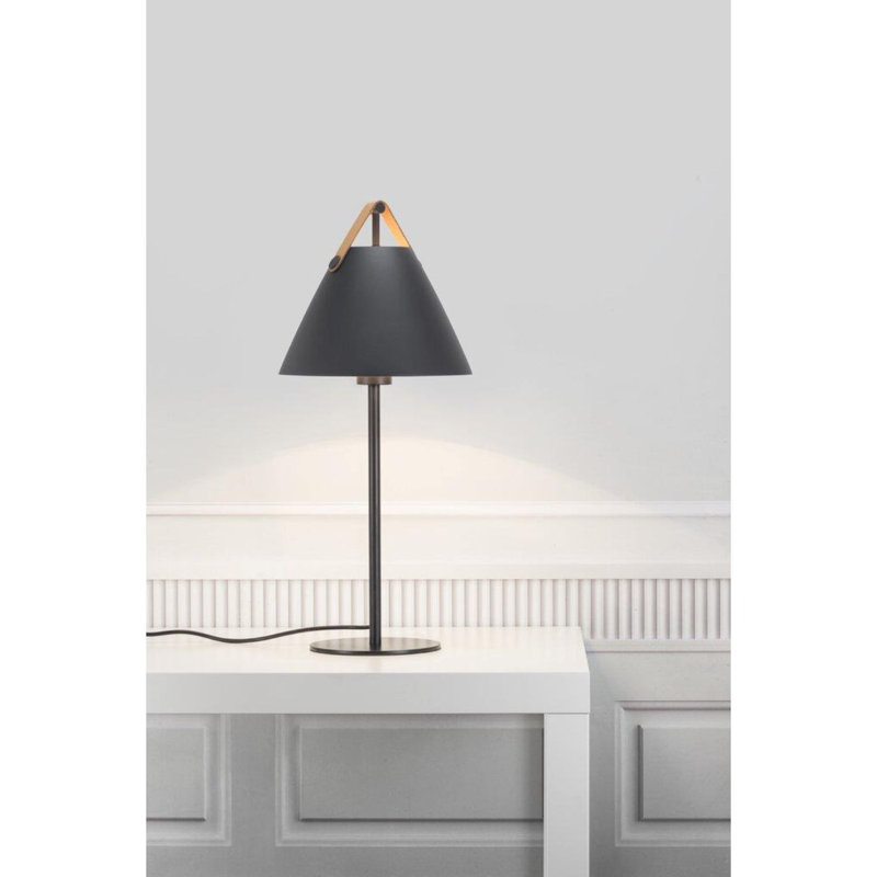  Strap Table Lamp, Black