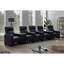 Cinéma maison noir 5 places avec 2 consoles