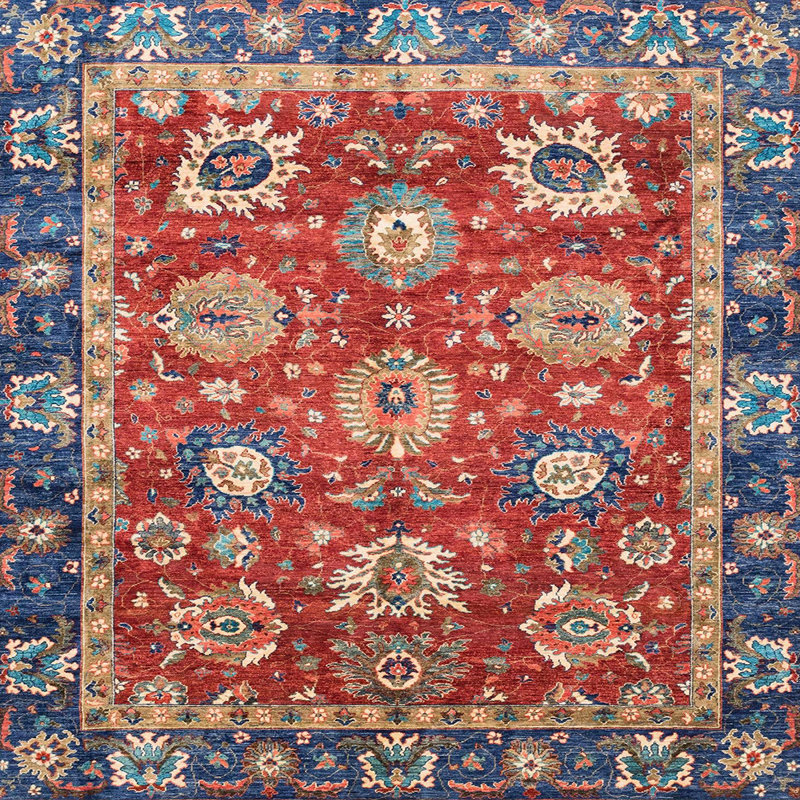 Oriental Indoor Rug, Square 6'