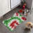 Yuletide Tie Dye - 1 Piece Bone Shape Feeding Mat-101344798