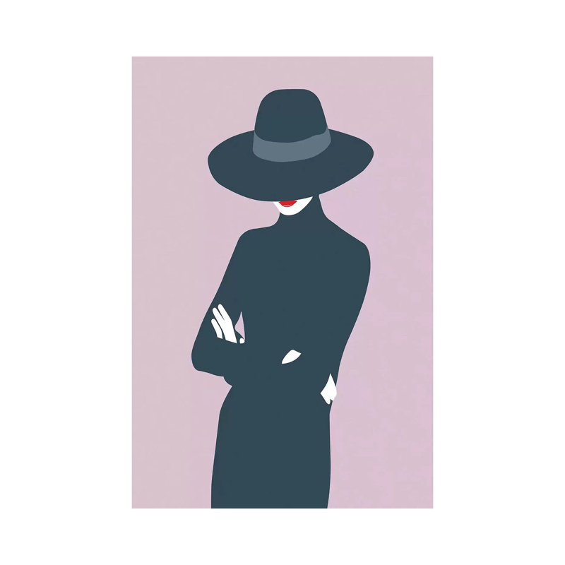 Lady No. 3 by Sean Salvadori - Gallery-Wrapped Canvas Giclée on Canvas, Canvas, 20.32 cm H x 30.48 cm W