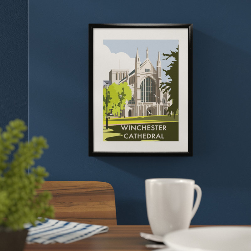 Dave Thompson - Single Picture Frame Print on Canvas, Black