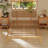 Low Profile Platform Bed With Rustic Style